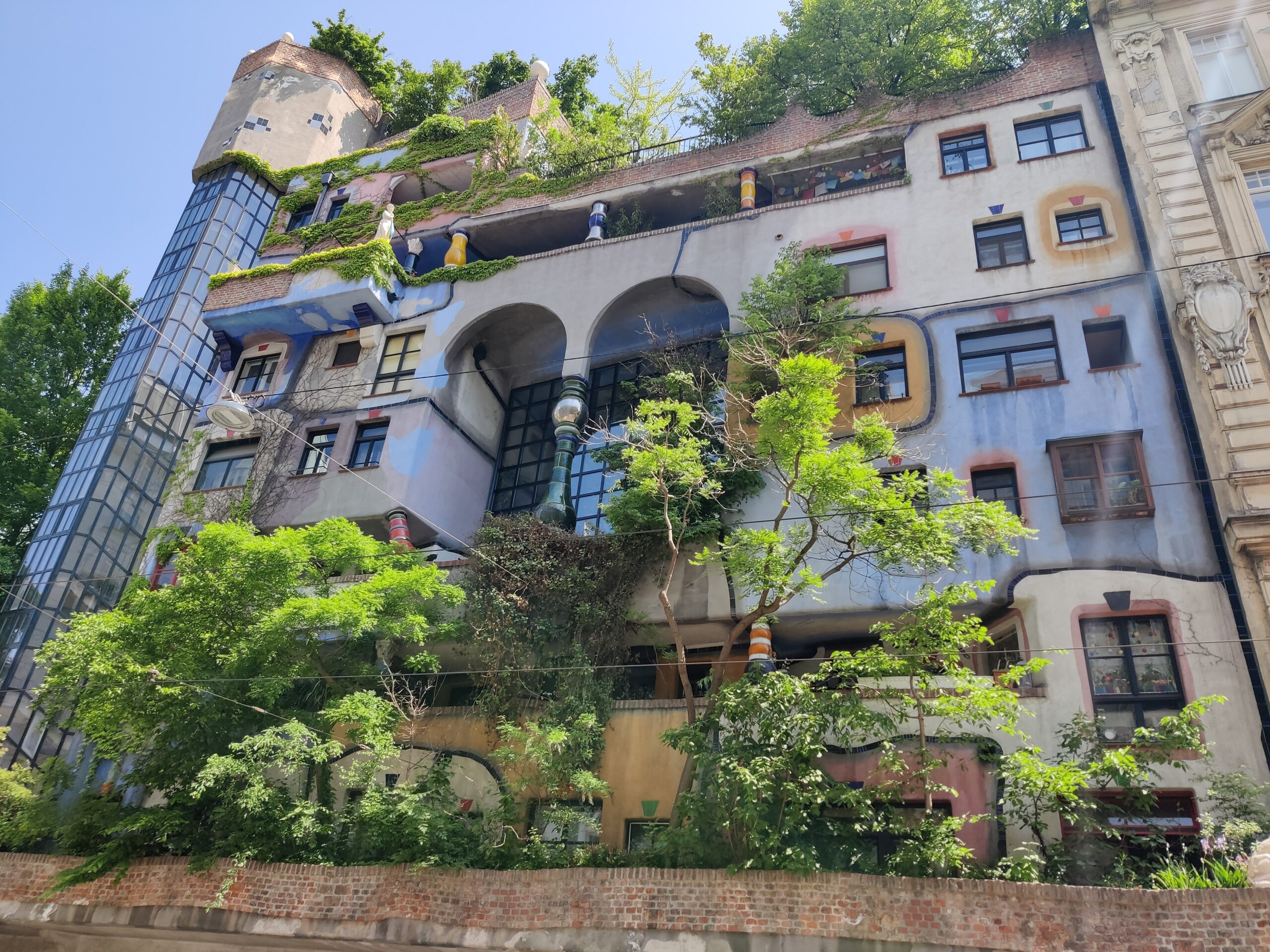 Gebäudebegrünung Workshop 1 Hundertwasser